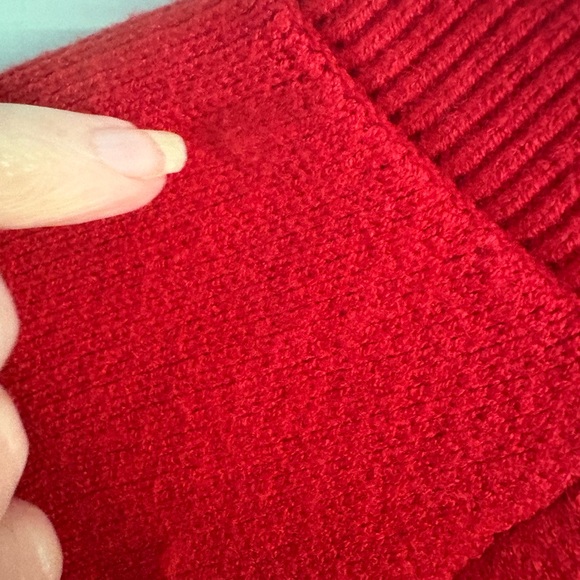 NEW NFL by Abercrombie & Fitch Kansas City Chiefs LuxeLoft Red Cardigan Small - Picture 11 of 15